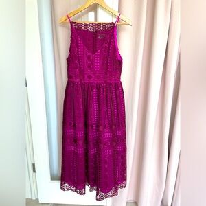 Asos crochet overlay cocktail dress size 8 USA